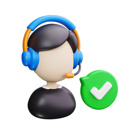 Customer Support  3D Icon