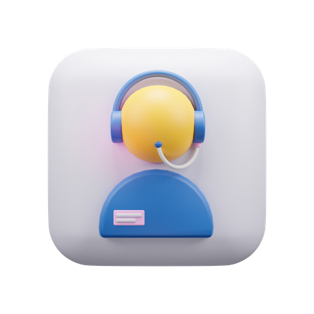 Customer Support  3D Icon