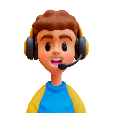 Customer support  3D Icon