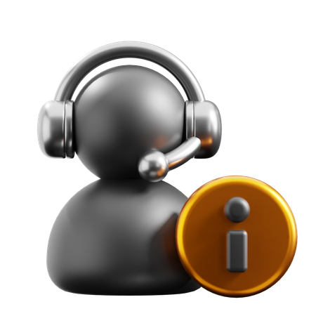 Customer Support  3D Icon