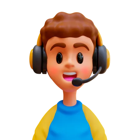 Customer support  3D Icon