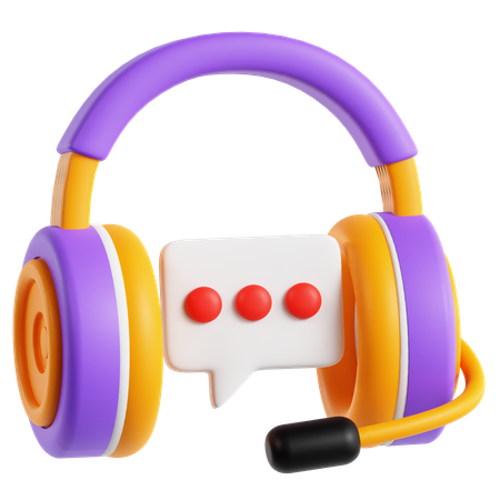 Customer Support Chat  3D Icon