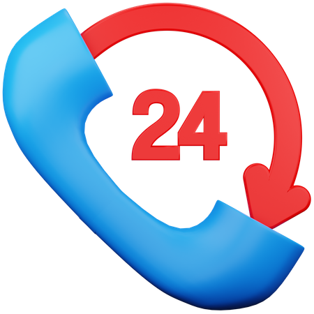 Customer Support Hotline 3D Icon