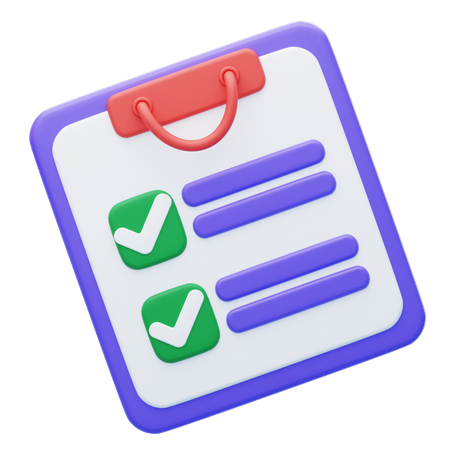 Customer Survey  3D Icon