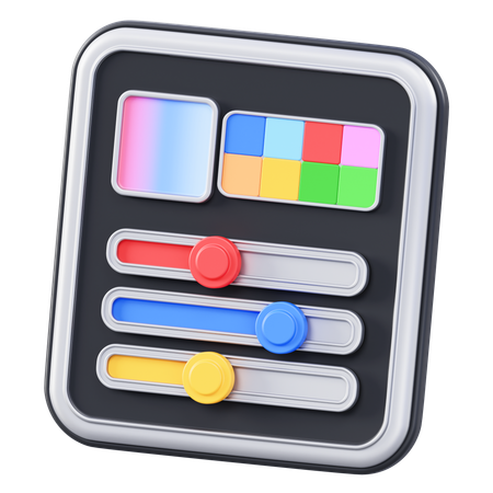Customize Colors  3D Icon