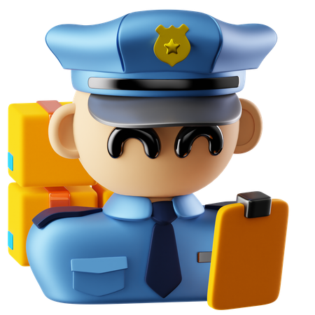 Customs Clearance  3D Icon