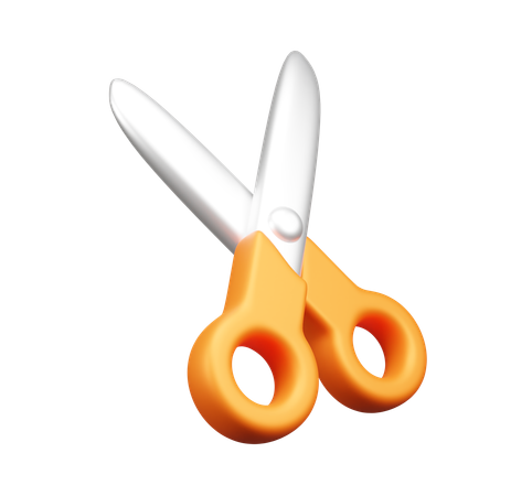 Cut  3D Icon