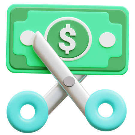 Cut  3D Icon