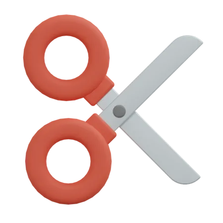 Scissors Illustration 3D Icon