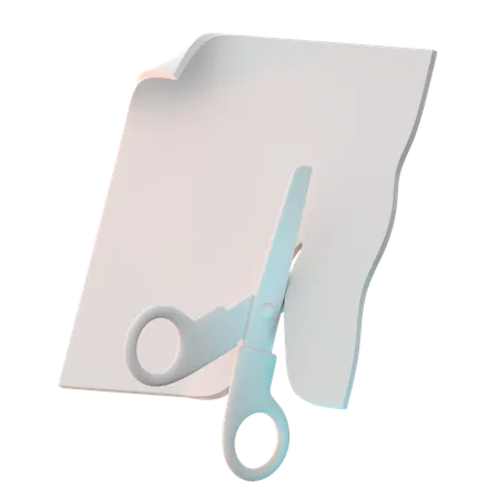 Cut File  3D Icon