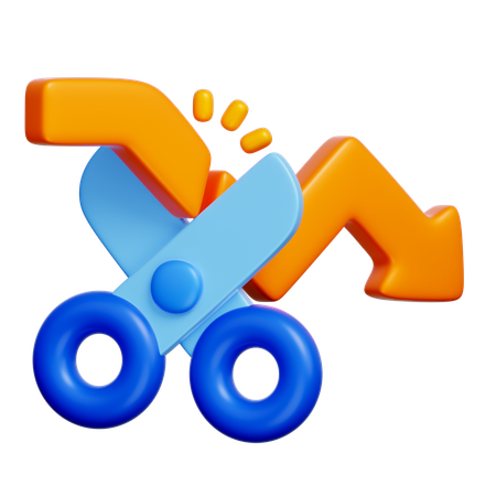 Cut Loss  3D Icon