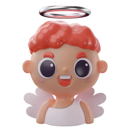 Cute Angel  3D Icon