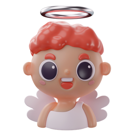 Cute Angel  3D Icon