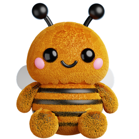 Cute Animal Bee Doll  3D Icon