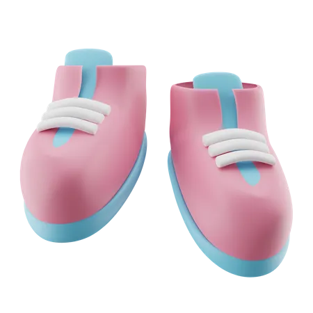 Cute Baby Shoes  3D Icon