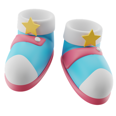 Cute Baby Shoes  3D Icon