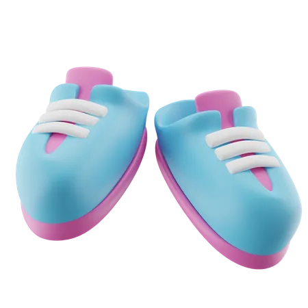Cute Baby Shoes 3D Icon