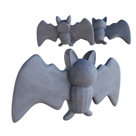 Cute Bat  3D Icon