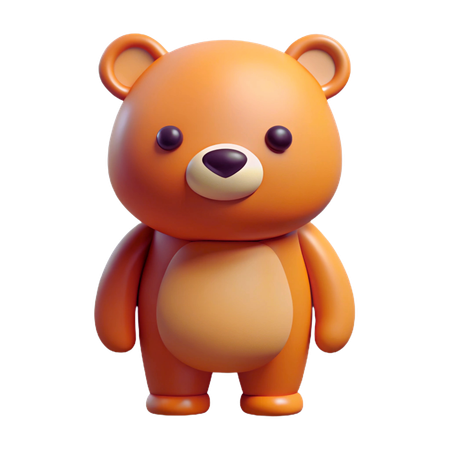 Cute Bear  3D Icon