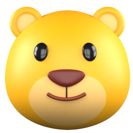 Cute Bear  3D Icon