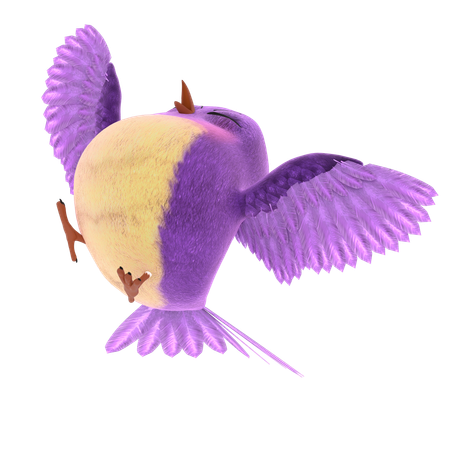 Cute Bird  3D Icon