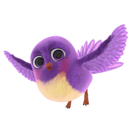 Cute Bird  3D Icon