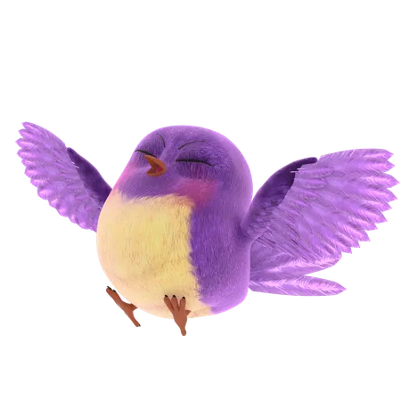 Cute Bird  3D Icon