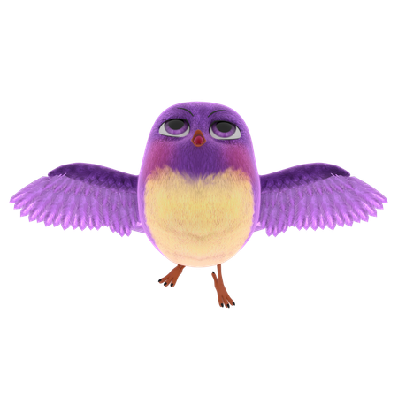 Cute Bird  3D Icon