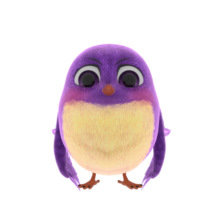 Cute Bird  3D Icon