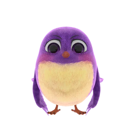 Cute Bird  3D Icon