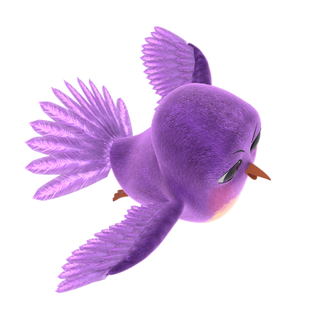 Cute Bird  3D Icon