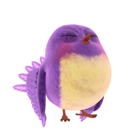 Cute Bird  3D Icon