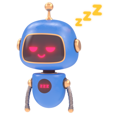 Cute Bot 14  3D Illustration