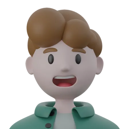 Cute Boy  3D Icon