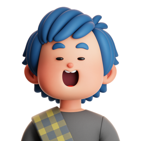 CUTE BOY MUSLIM  3D Icon
