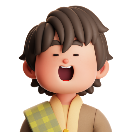 CUTE BOY MUSLIM  3D Icon