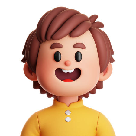 CUTE BOY MUSLIM  3D Icon