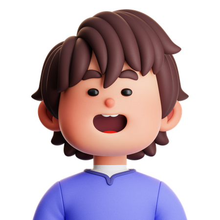 CUTE BOY MUSLIM  3D Icon