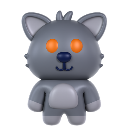 Cute British Shorthair Cat  3D Icon