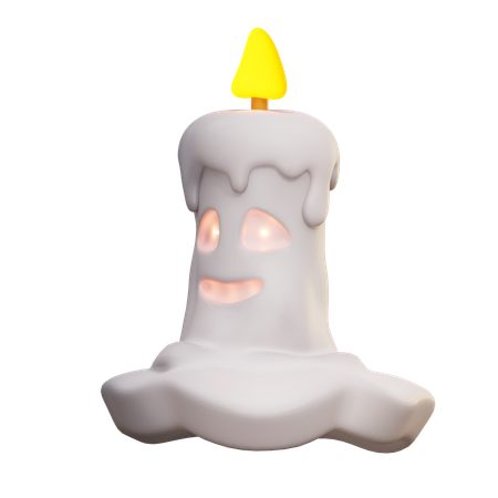 Cute Candle  3D Icon