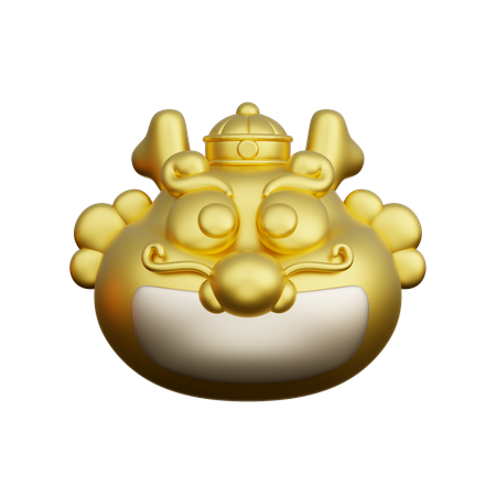 Cute Chinese Dragon  3D Icon