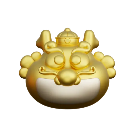 Cute Chinese Dragon  3D Icon