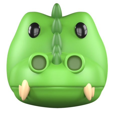 Cute Crocodile  3D Icon
