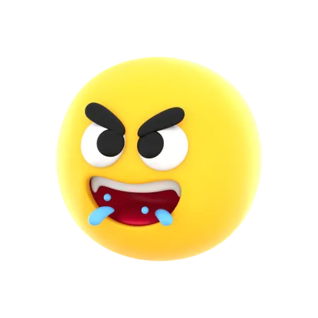 Cute Cursed Emoticon  3D Icon