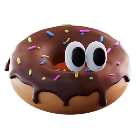 Cute Doughnut  3D Icon