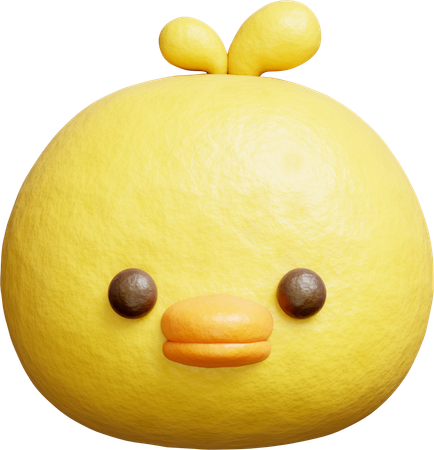 Cute Duck  3D Icon