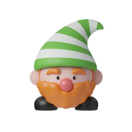 Cute Elf  3D Icon
