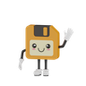floppy character emoji 3d