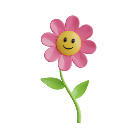 Cute Flower  3D Icon