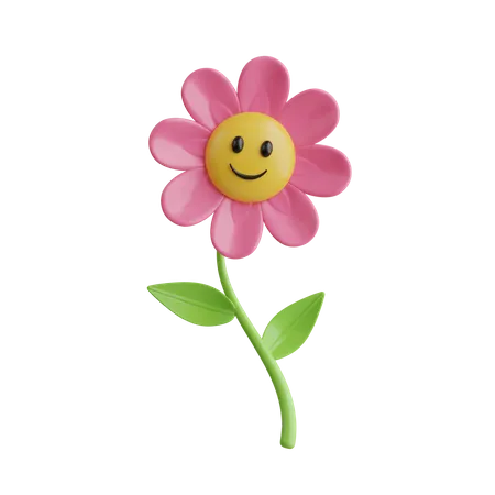 Cute Flower  3D Icon